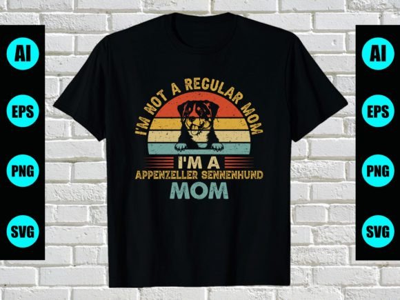 Appenzeller Sennenhund Dog Mom T-Shirt Graphics and Print Templates Review