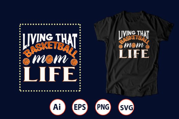 Basketball T-shirt Design 17 Graphics and T-Shirt Designs
