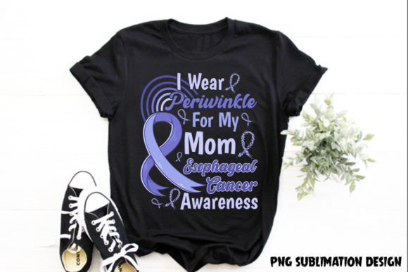 Esophageal Cancer Awareness T-shirt PNG Graphics and T-Shirt Designs Review