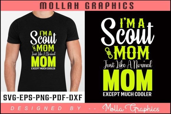 I m a Scout Mom Just Like a Normal Mom Graphics and Print Templates Review