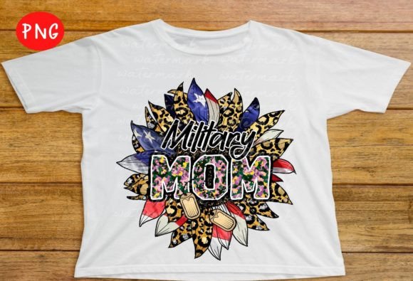 Military Mom PNG, Camo Leopard Design Review