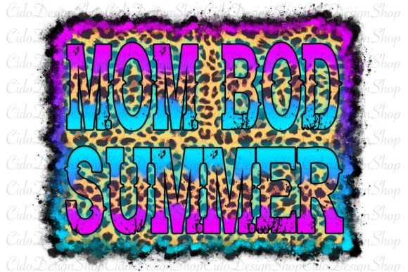 Mom Bod Summer, Western Sublimation Graphics and Print Templates