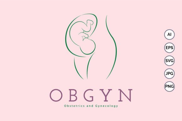 OBGYN Obstetrics and Gynecology Logo Graphics