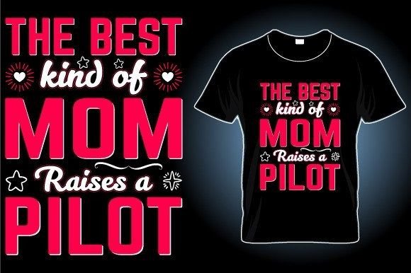 The Best Kind of Mom Raises a Pilot Graphics and Print Templates Review