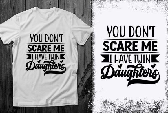 Twin Daughters Typographic Design Graphics and T-Shirt Designs Review